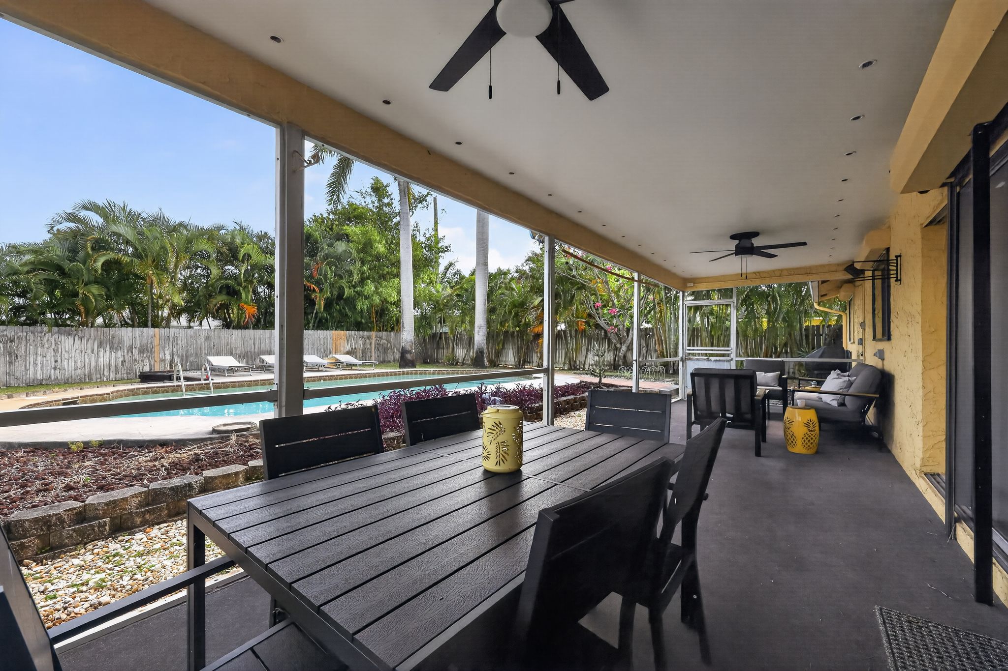 Pool and back exterior view 5 at 159 SE 26th Ave, Boynton Beach